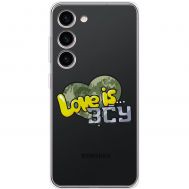 Чохол для Samsung Galaxy S23 (S911) MixCase патріотичні Love is ЗСУ