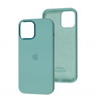 Чохол для iPhone 12 Pro Max New silicone Metal Buttons ice blue