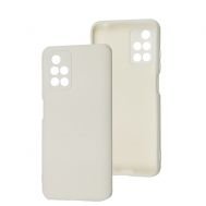 Чохол для Xiaomi Redmi 10 Silicone Full Тризуб білий