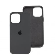 Чохол для iPhone 13 Pro Max Silicone Full сірий / dark grey