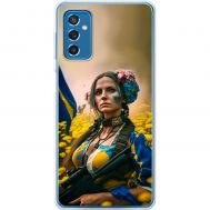 Чохол для Samsung Galaxy M52 (M526) MixCase патріотичні ніжна Українка