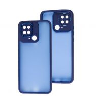 Чохол для Xiaomi Redmi 10C Luxury Metal Lens синій