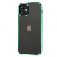 Чохол для iPhone 12 mini Glossy edging зелений