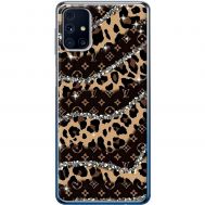 Чохол для Samsung Galaxy M31s (M317) MixCase Леопард Louis Vuitton