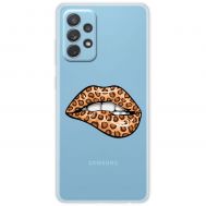 Чохол для Samsung Galaxy A33 5G MixCase Леопард губи