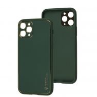 Чохол для iPhone 11 Pro Leather Xshield зелений