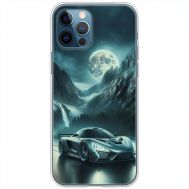 Чохол для iPhone 15 Pro MixCase машини неон місяць