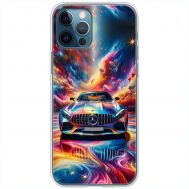 Чохол для iPhone 14 Pro Max MixCase машини неон кольоровий мікс