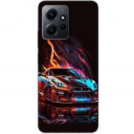 Чохол для Xiaomi Redmi Note 12 4G MixCase машини неон mix car