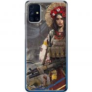 Чохол для Samsung Galaxy M31s (M317) MixCase патріотичні дівчина воїн