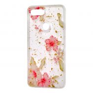 Чохол для Xiaomi Mi 8 Lite Flowers Confetti "китайська троянда"
