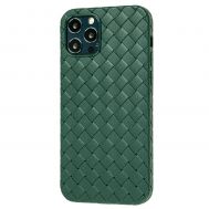 Чохол для iPhone 12 / 12 Pro Weaving case зелений