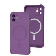 Чохол для iPhone 12 WAVE Silk Touch WXD MagSafe purple