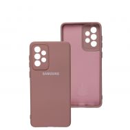 Чохол для Samsung Galaxy A73 Silicone Full camera pink sand
