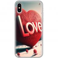 Чехол для iPhone X / Xs Mixcase для закоханих Love