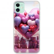 Чехол для iPhone 11 Mixcase для закоханих balloons