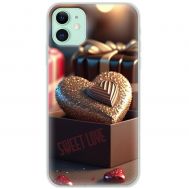 Чехол для iPhone 11 Mixcase для закоханих chocolate Heart