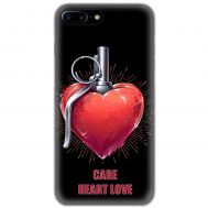 Чехол для iPhone 7 Plus / 8 Plus Mixcase для закоханих care heart love