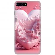 Чехол для iPhone 7 Plus / 8 Plus Mixcase для закоханих pink heart