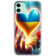 Чохол для iPhone 12 MixCase асорті Серце в долоні