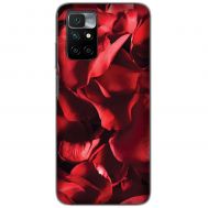 Чохол для Xiaomi Redmi 10 Mixcase для закоханих червона троянда