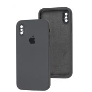 Чохол для iPhone X / Xs Square Full camera dark gray