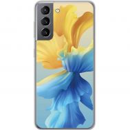 Чохол для Samsung Galaxy S21 (G991) MixCase патріотичні квітка України