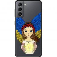 Чохол для Samsung Galaxy S21 (G991) MixCase патріотичні українка ангел