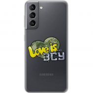 Чохол для Samsung Galaxy S21 (G991) MixCase патріотичні Love is ЗСУ