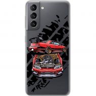 Чохол для Samsung Galaxy S21 (G991) MixCase машини red car