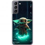 Чохол для Samsung Galaxy S21 (G991) MixCase мультики Yoda in space