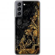 Чохол для Samsung Galaxy S21 (G991) MixCase тварини lion gold