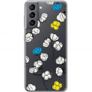 Чохол для Samsung Galaxy S21 (G991) MixCase патріотичні квіти бавовни