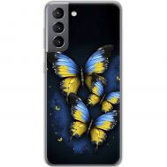 Чохол для Samsung Galaxy S21 (G991) MixCase патріотичні метелики
