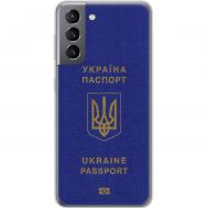 Чохол для Samsung Galaxy S21 (G991) MixCase патріотичні Україна паспорт