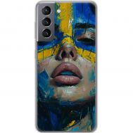 Чохол для Samsung Galaxy S21 (G991) MixCase асорті обличчя дівчини
