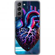 Чохол для Samsung Galaxy S21 (G991) MixCase різні стальне Серце