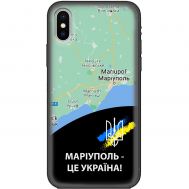 Чохол для iPhone X / Xs MixCase патріотичні Маріуполь це Україна