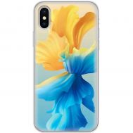 Чохол для iPhone X / Xs MixCase патріотичні квітка України