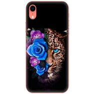 Чохол для iPhone Xr MixCase Леопард у квітах