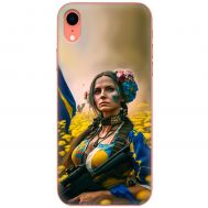 Чохол для iPhone Xr MixCase патріотичні ніжна Українка