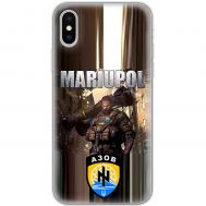 Чохол для iPhone Xs Max MixCase патріотичні військові Mariupol