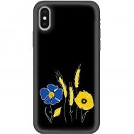 Чохол для iPhone Xs Max MixCase патріотичні квіти україни