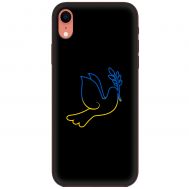 Чохол для iPhone Xr MixCase патріотичні блакитно-жовтий голуб