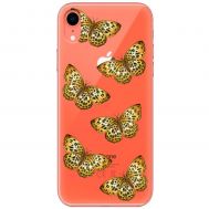 Чохол для iPhone Xr MixCase Леопард метелика