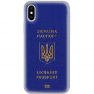 Чохол для iPhone Xs Max MixCase патріотичні Україна паспорт