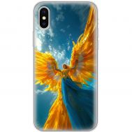 Чохол для iPhone X / Xs MixCase патріотичні ангел українка