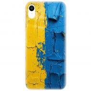 Чохол для iPhone Xr MixCase патріотичні жовто-блакитна фарба