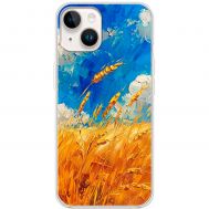 Чохол для iPhone 13 MixCase патріотичні Хліб України фарбою