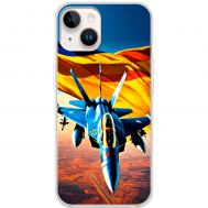 Чохол для iPhone 13 mini MixCase патріотичні бойовий літак